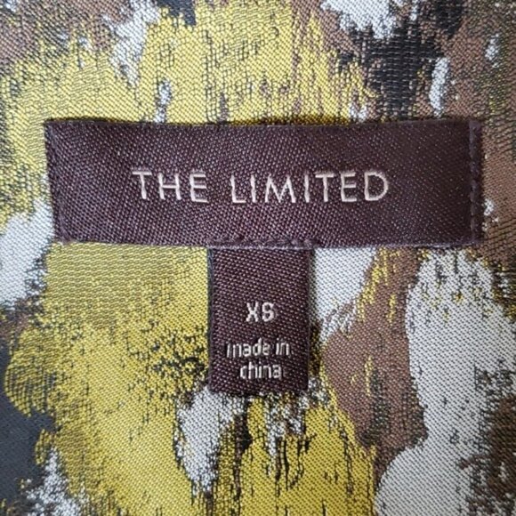 The Limited | Brown & Green Abstract Pencil Skirt - Picture 4 of 4